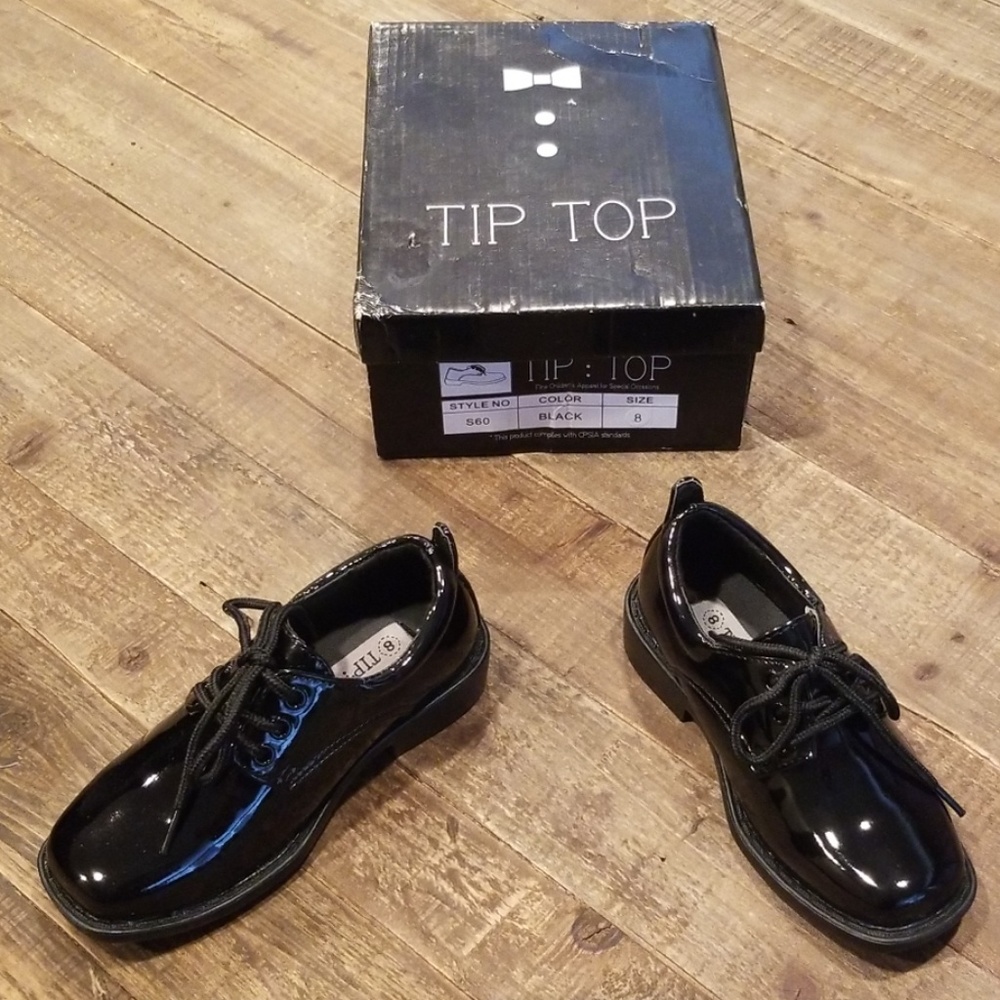 TipTop Kids Dress Shoes Oxford Toddler 8 Wedding